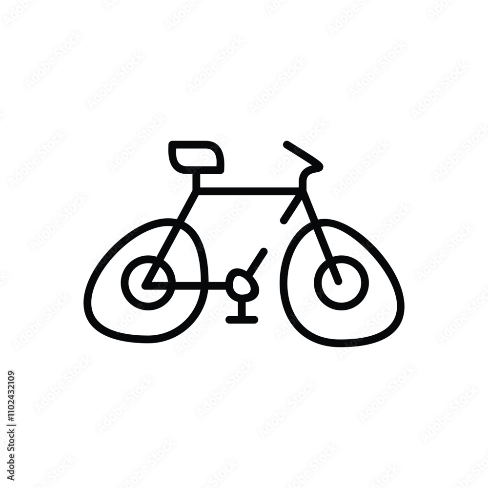 Broken Cycle vector icon Broken Cycle vector icon