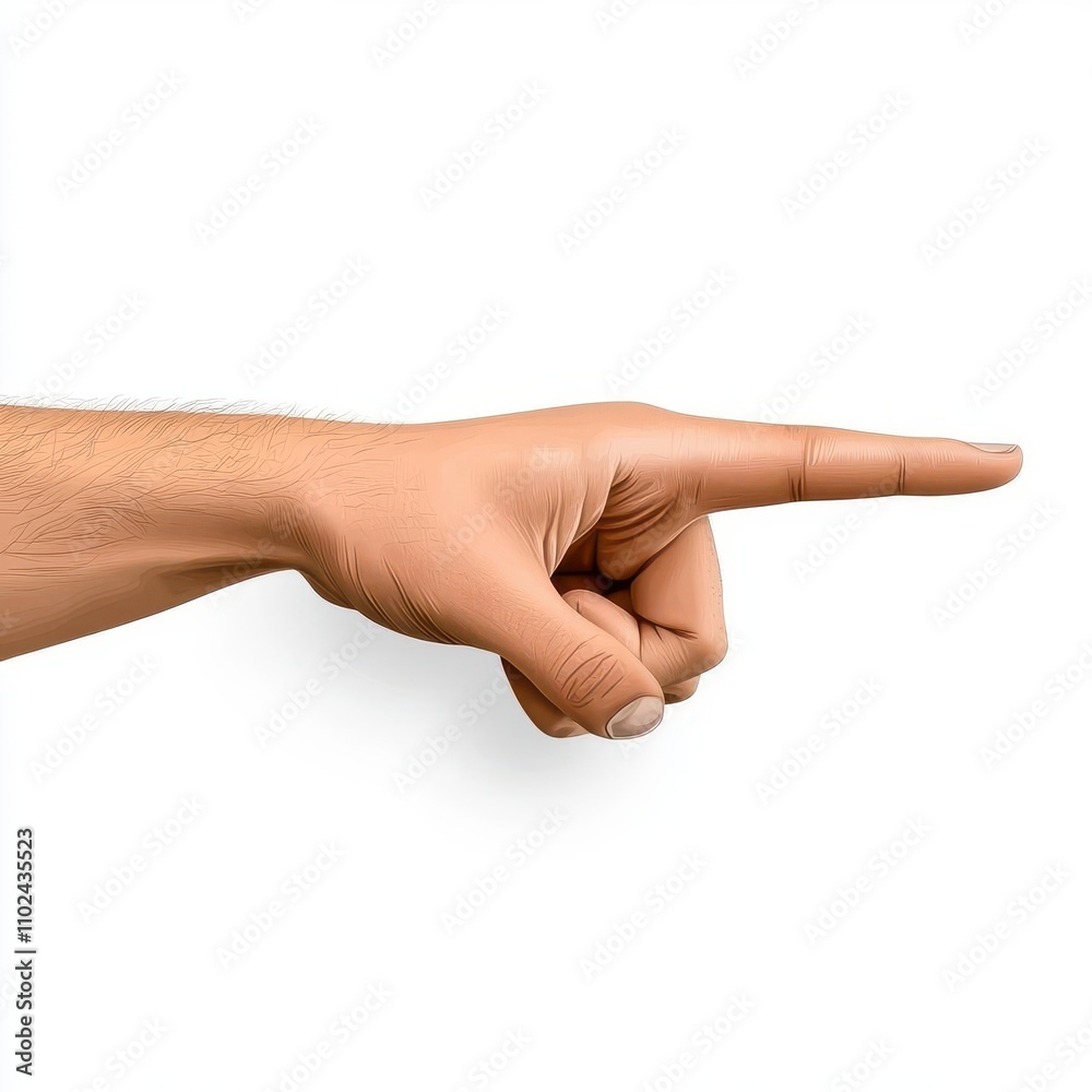 a modern hand pointing icon, flat, gray silhouette, isolated on white background a modern hand pointing icon, flat, gray silhouette, isolated on white background