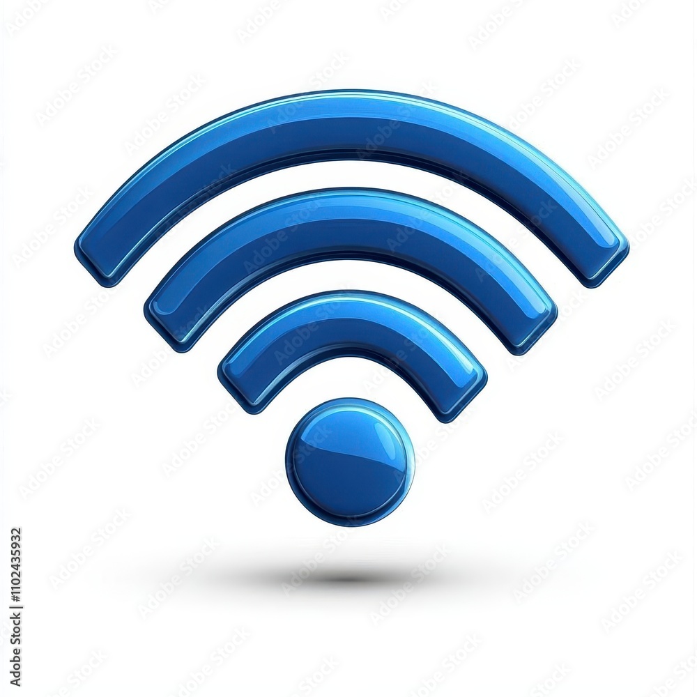 a modern wireless signal icon, flat , isolated on white background a modern wireless signal icon, flat , isolated on white background