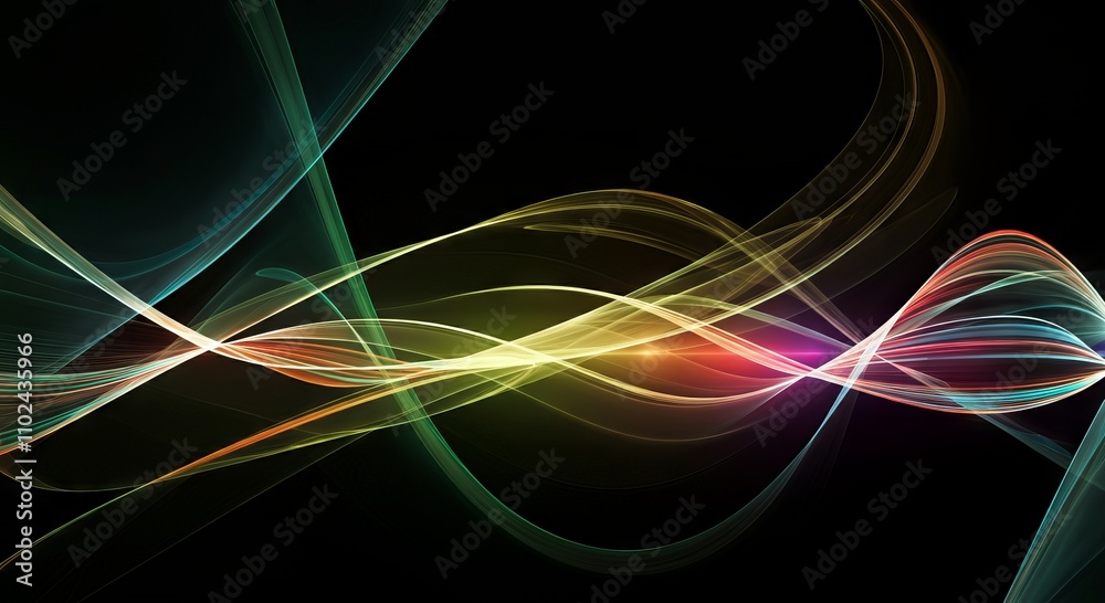 Abstract Technology & Network Background