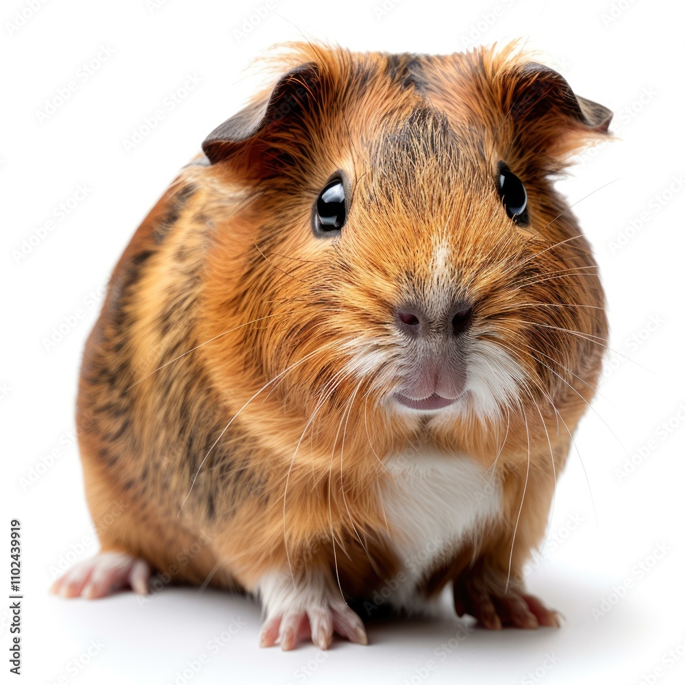 Guinea pig isolated on white background. Guinea pig isolated on white background.