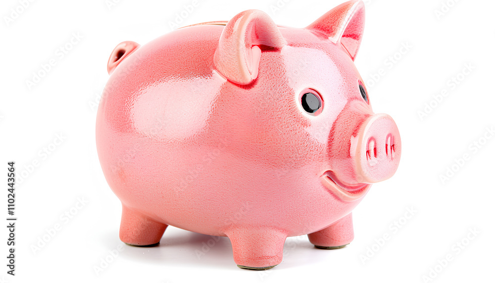 Piggy bank with clipping path. Isolated on white background Piggy bank with clipping path. Isolated on white background