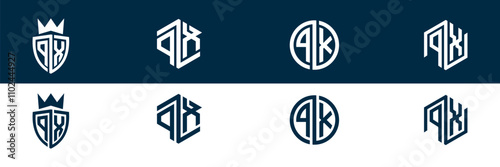 PX XP Trendy letter logo design