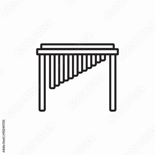 music instrument icon sign vector