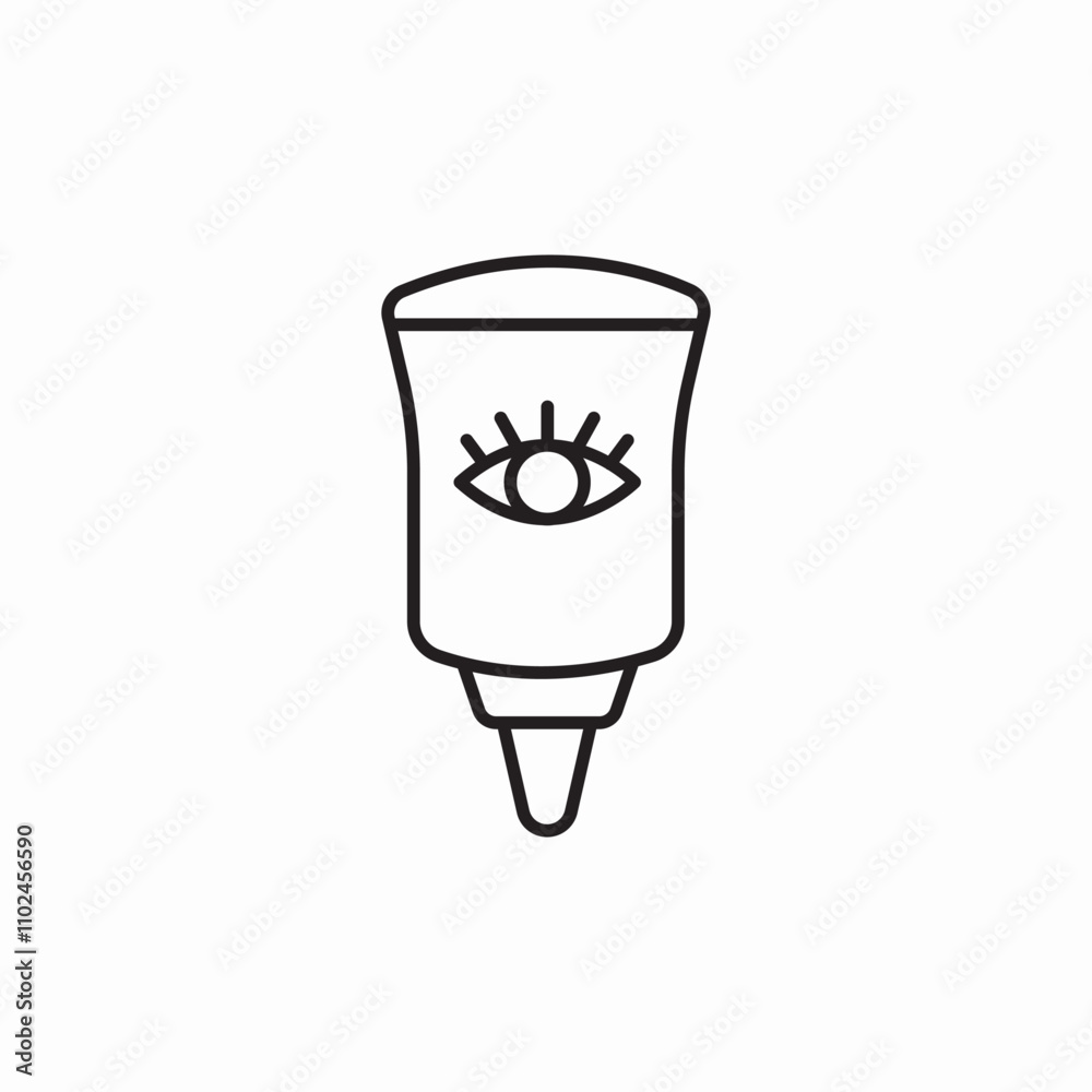eye drops icon sign vector eye drops icon sign vector