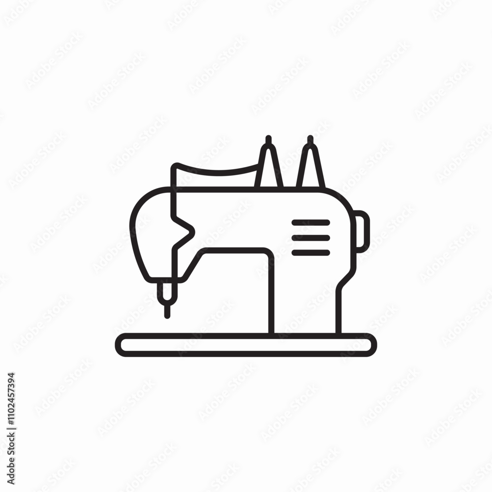 sewing machine icon sign vector sewing machine icon sign vector