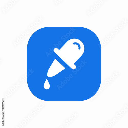 dropper pipette icon sign vector