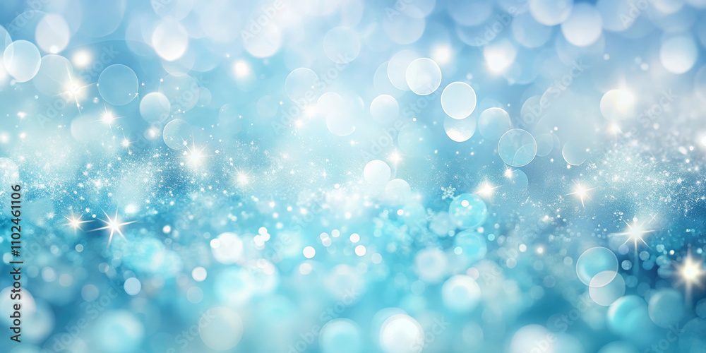 Blurred White and Light Blue Abstract Sparkling Background Blurred White and Light Blue Abstract Sparkling Background