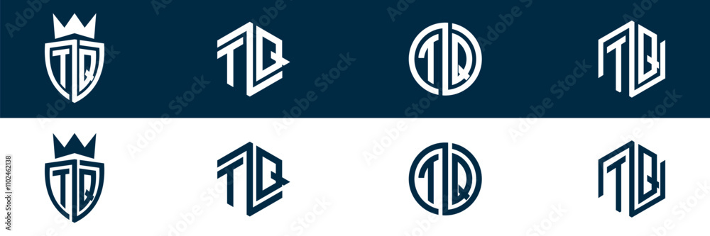 TQ QT letter modern logo design TQ QT letter modern logo design