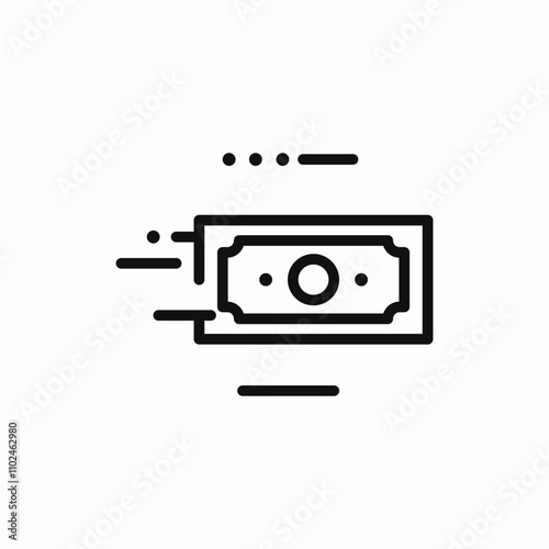 money stack icon sign vector