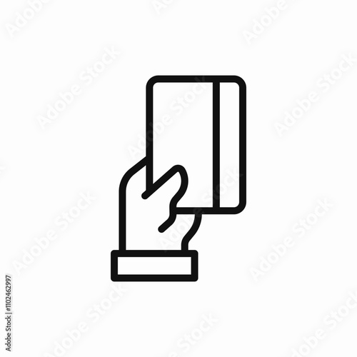 payment debit bank card icon sign vector
