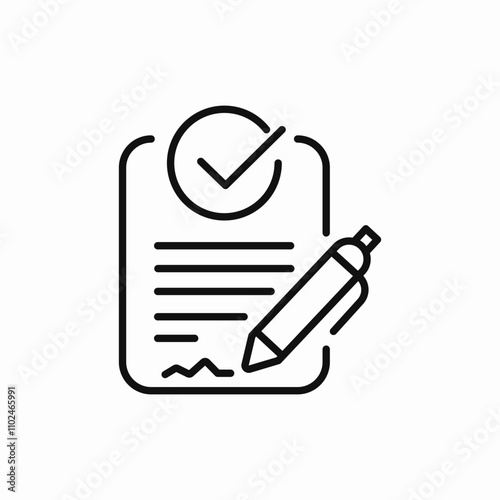 document text writing icon sign vector