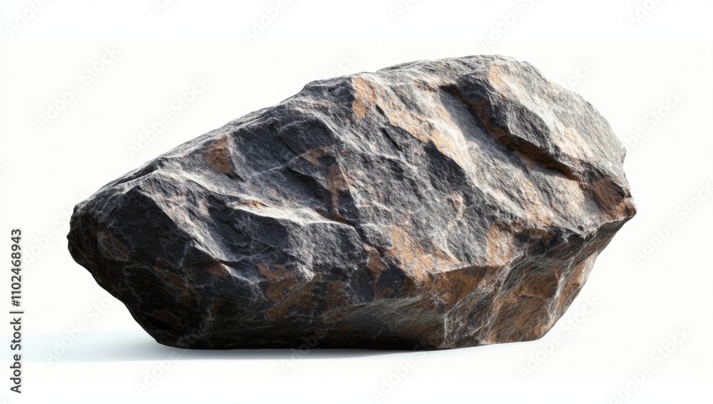 Heavy rock on white background
Heavy rock on white background