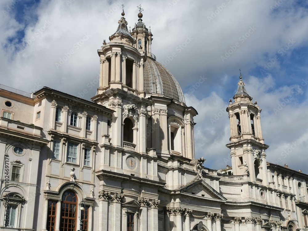 Naklejka premium Plaza Navona, Italia 