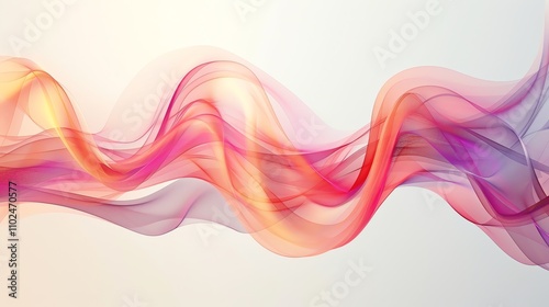 Abstract colorful wave background.