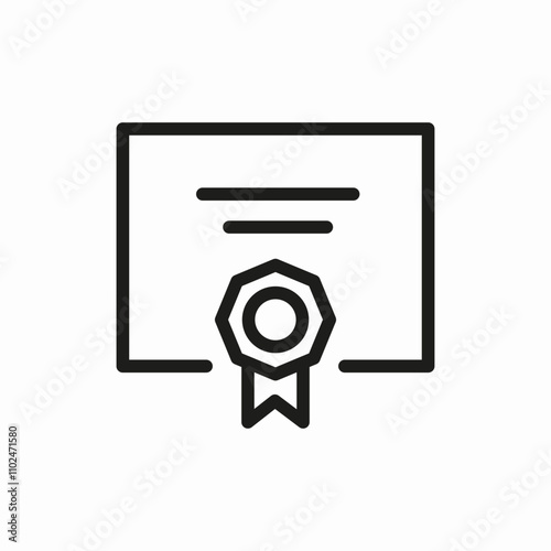 certificate guarante icon sign vector