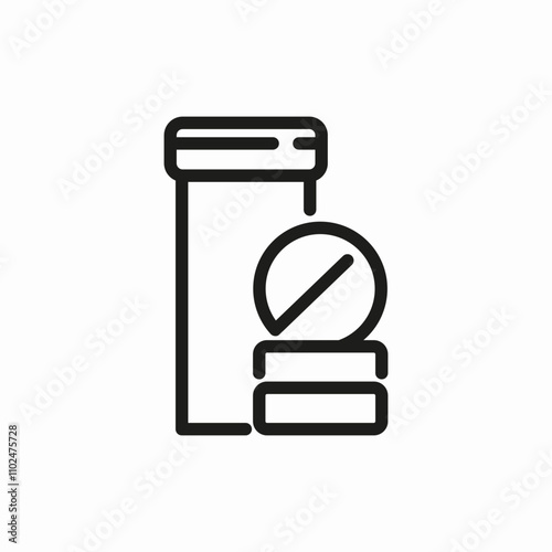 medicine drug icon sign vector