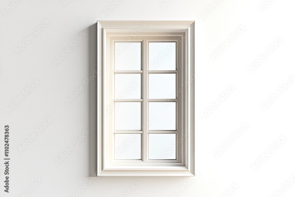 window frame on white background window frame on white background