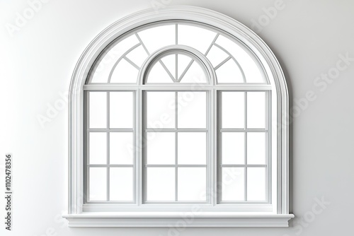 window frame on white background