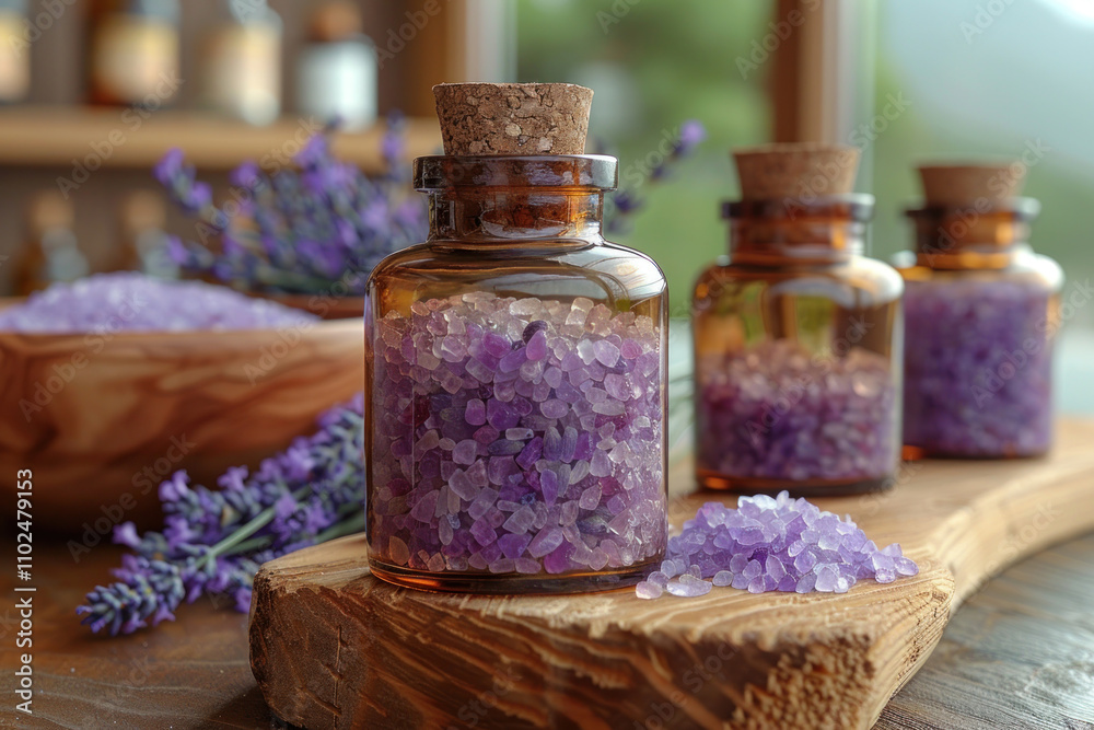 lavender salt in a jar lavender salt in a jar