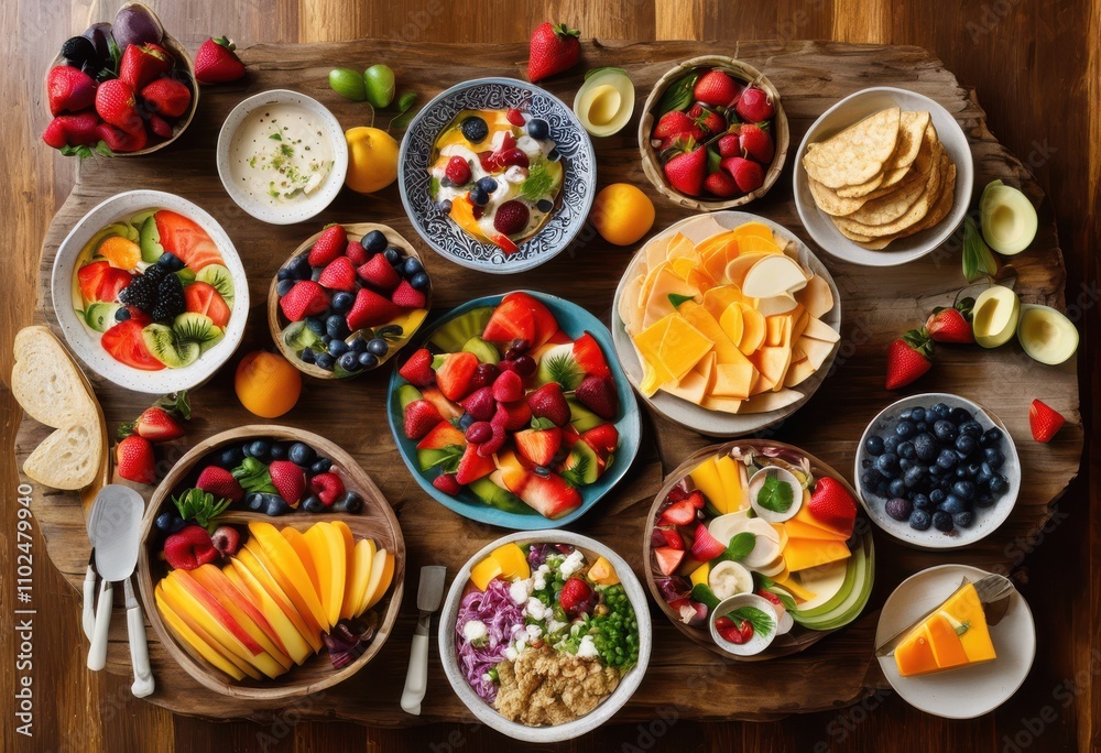 vibrant snack spread textured surface including colorful fresh textured background elements culinary visuals, appetizer, backdrop, dish, ingredient vibrant snack spread textured surface including colorful fresh textured background elements culinary visuals, appetizer, backdrop, dish, ingredient