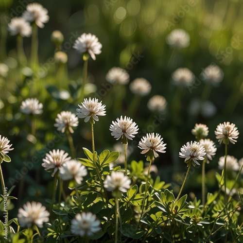 white daisies in the garden