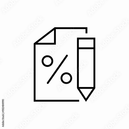 loan contract icon sign vector