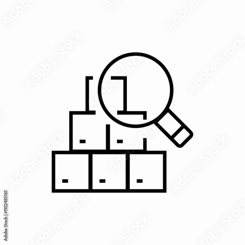 quality control icon sign vector