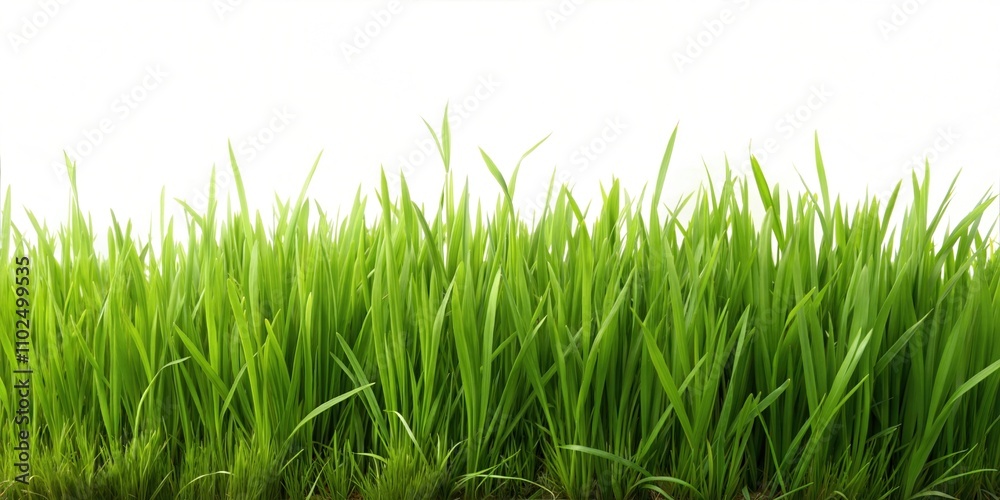 Fototapeta premium Lush Grass Edge Photography: Vibrant and Textured Images for Backgrounds, Posters, Headers, Backdrops, and Creative Graphic Design Projects