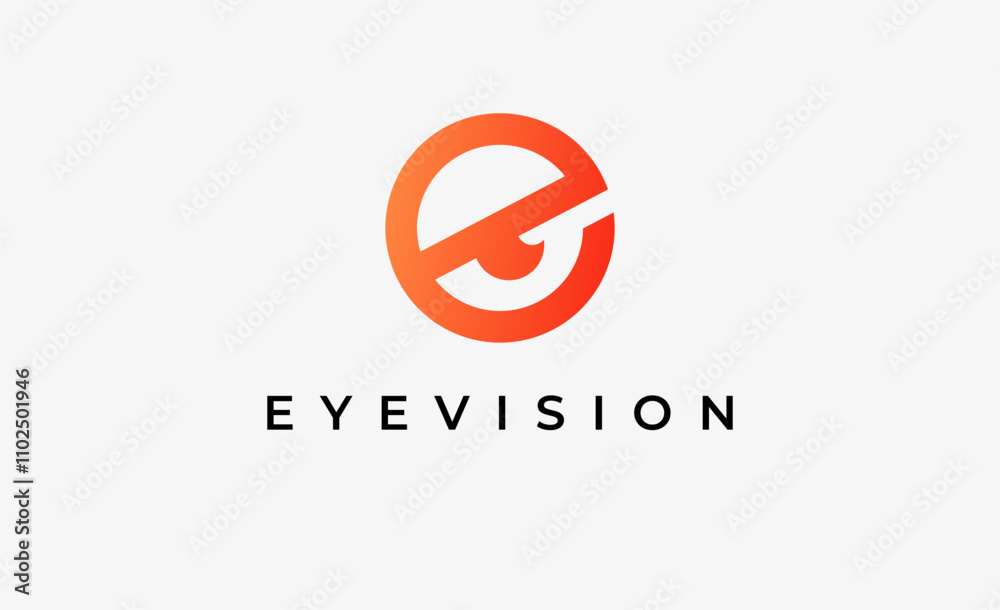 Logo Letter E and Eye Vision. Digital, visual with modern and minimalist concept. Editable file. Logo Letter E and Eye Vision. Digital, visual with modern and minimalist concept. Editable file.