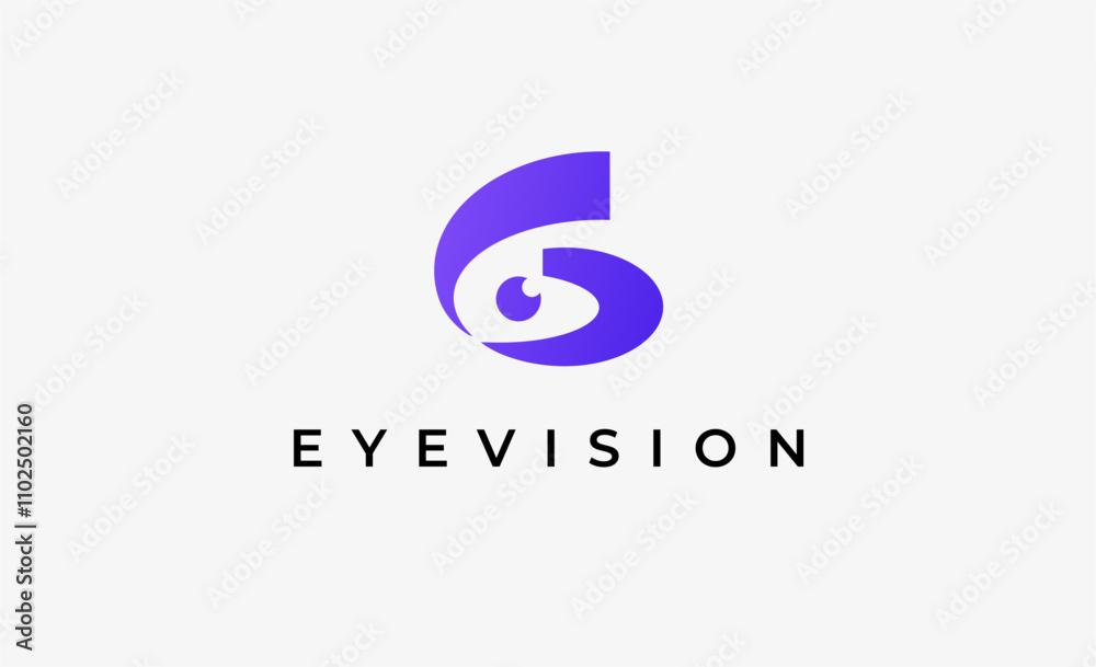 Logo Letter G and Eye Vision. Digital, visual with modern and minimalist concept. Editable file. Logo Letter G and Eye Vision. Digital, visual with modern and minimalist concept. Editable file.
