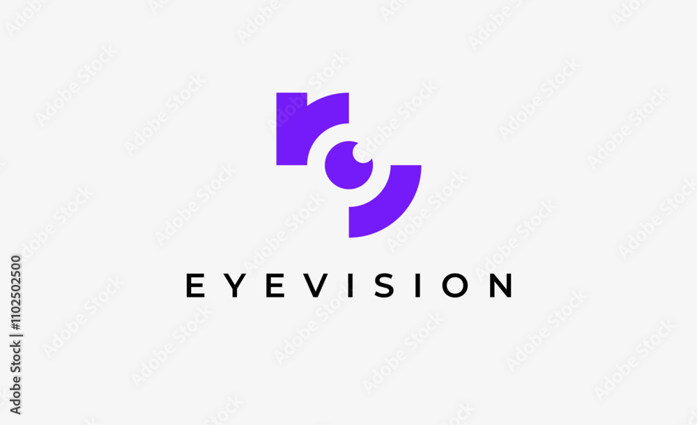 Logo Letter R and Eye Vision. Digital, visual with modern and minimalist concept. Editable file. Logo Letter R and Eye Vision. Digital, visual with modern and minimalist concept. Editable file.