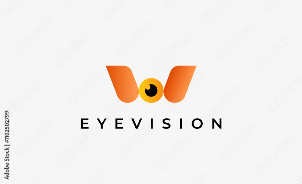 Logo Letter W and Eye Vision. Digital, visual with modern and minimalist concept. Editable file. Logo Letter W and Eye Vision. Digital, visual with modern and minimalist concept. Editable file.