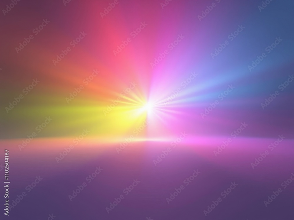 Radiant colours radiating from a central point, colourful, pyrotechnic, energy Radiant colours radiating from a central point, colourful, pyrotechnic, energy