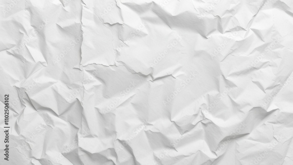 Crumpled paper background with deep creases and heavy wear pattern, old poster aesthetic, worn edges Crumpled paper background with deep creases and heavy wear pattern, old poster aesthetic, worn edges