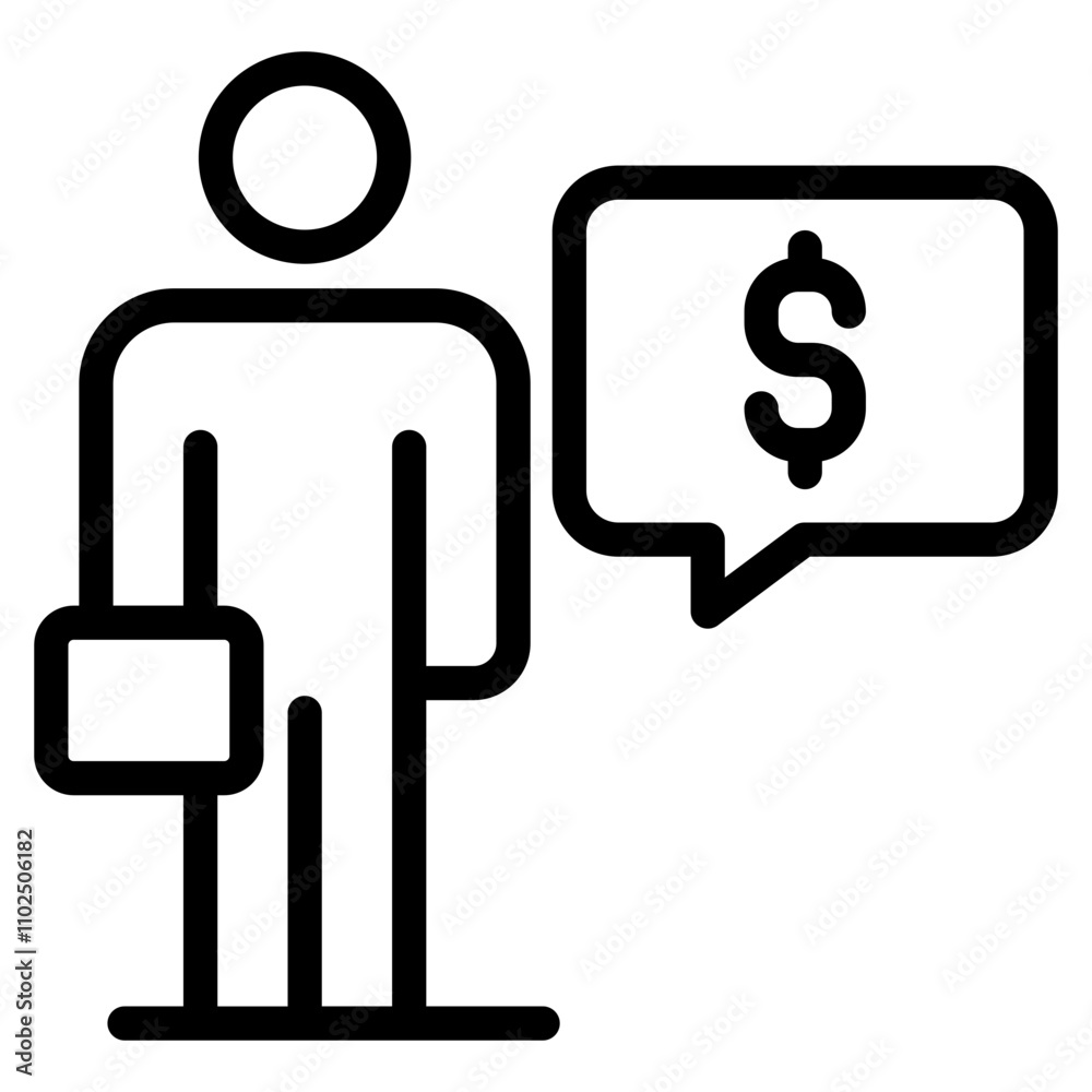 Business man icon for web and mobile Business man icon for web and mobile