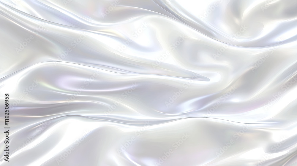 Wavy pearlescent silk fabric. Wavy pearlescent silk fabric.