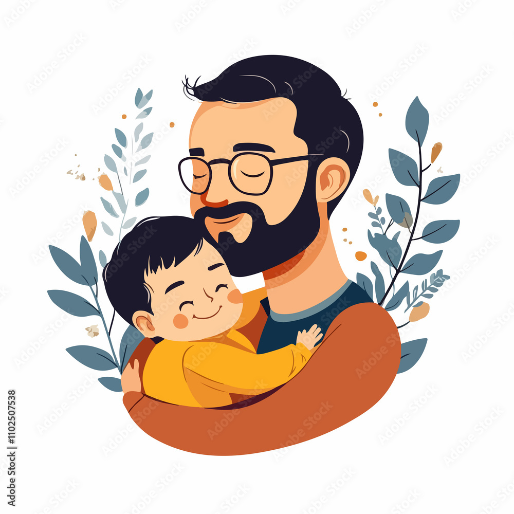 Father's Day Vector Design for Greeting Cards and Posters Father's Day Vector Design for Greeting Cards and Posters