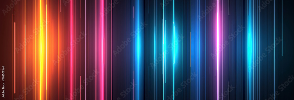 Abstract Vertical Gradient Light Streaks in Vibrant Colors Abstract Vertical Gradient Light Streaks in Vibrant Colors
