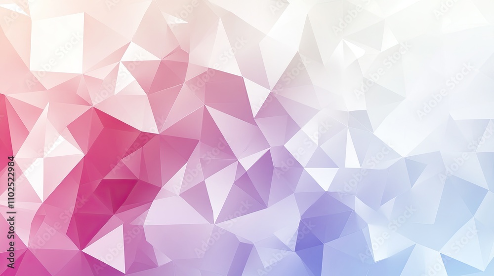 Abstract polygonal background with pink, white, and blue gradient. Abstract polygonal background with pink, white, and blue gradient.