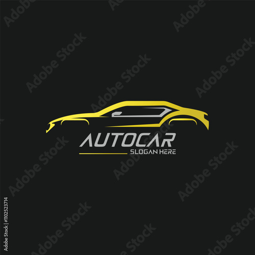 Car Logo Abstract Lines Vector. Vector illustration