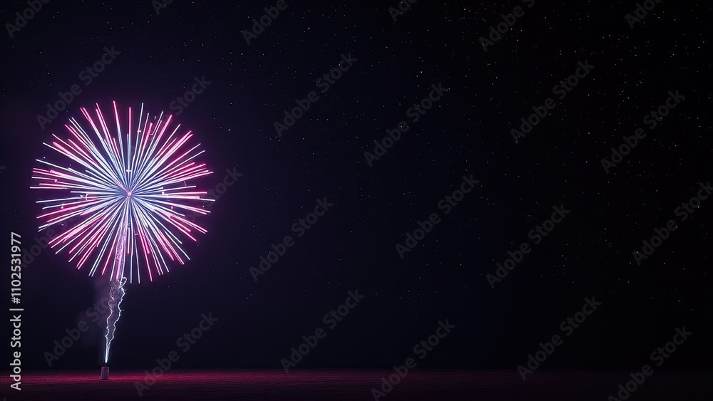 Isolated blue fireworks exploding against a dark sky with stars, fireworks, isolate blue fireworks overlay Isolated blue fireworks exploding against a dark sky with stars, fireworks, isolate blue fireworks overlay