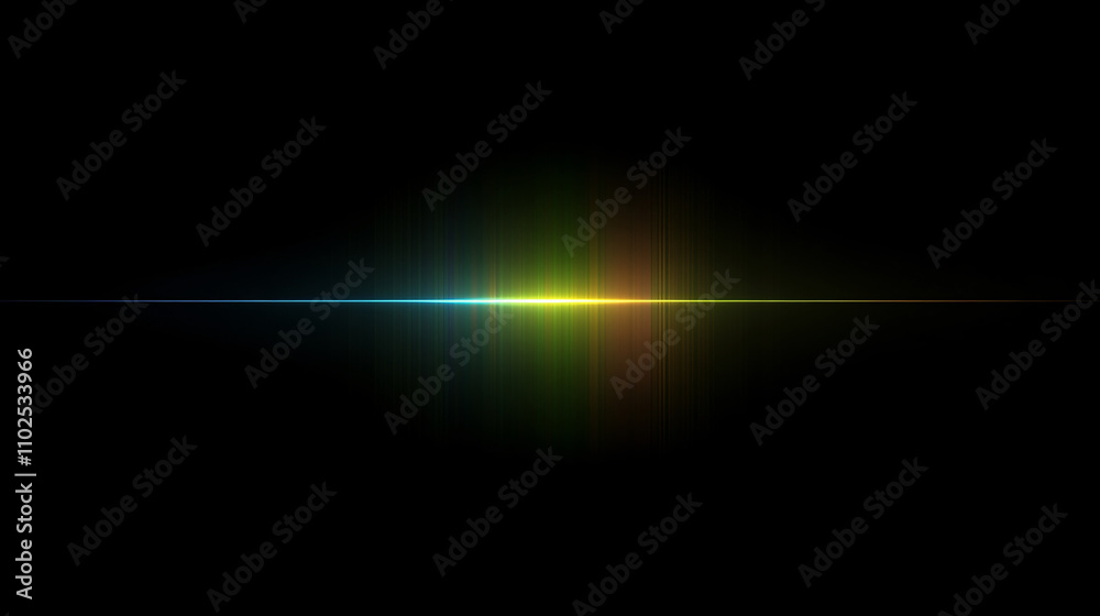A vibrant, horizontal light spectrum against a dark background, showcasing a blend of colors radiating from a central point. A vibrant, horizontal light spectrum against a dark background, showcasing a blend of colors radiating from a central point.