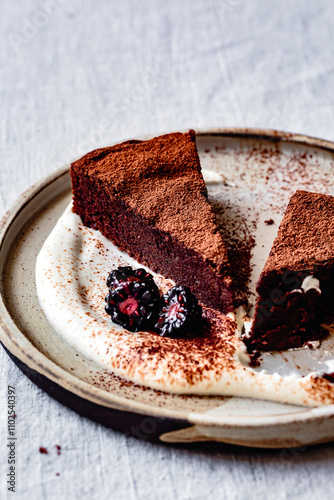 Chocolate torte photo