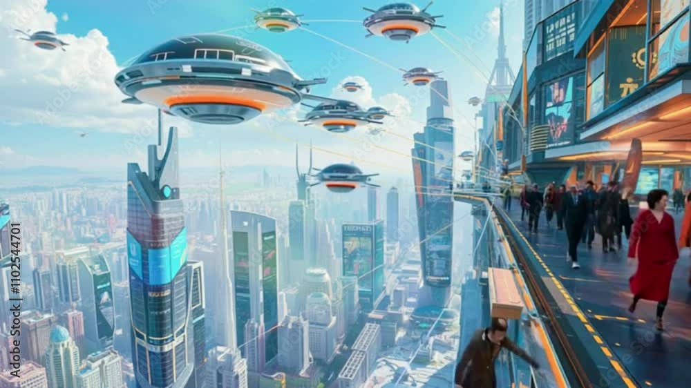 trafico en la ciudad del futuro, Traffic in the Future City, Trafic dans la ville du futur, Verkehr in der zukünftigen Stadt, Traffico nella città del futuro, Tráfego na cidade do futuro, Движение в г