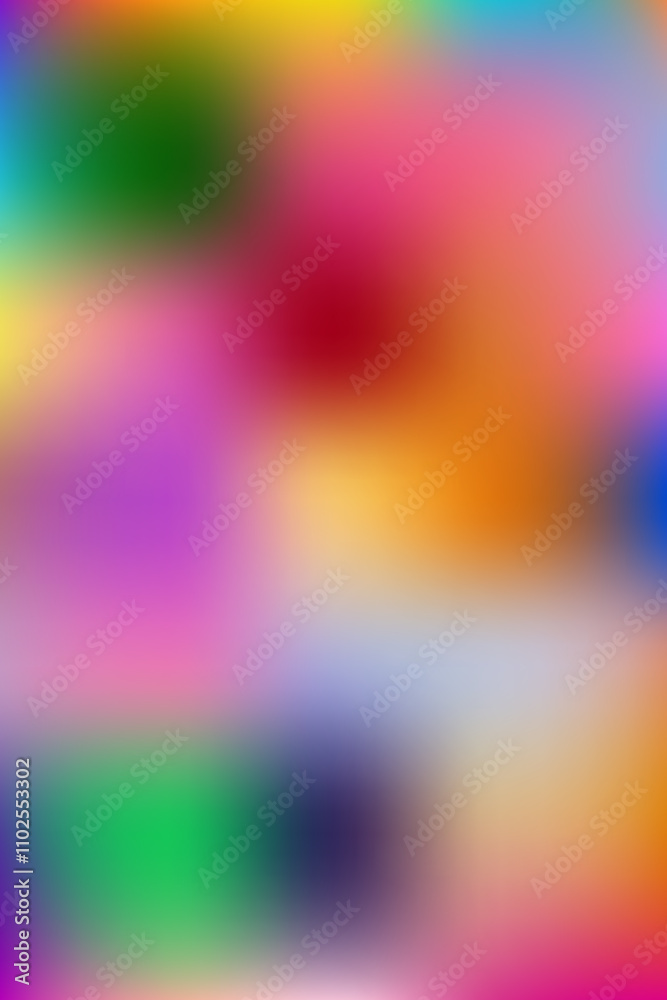 Artistic abstract background with multi-colored gradient and soft, defocused blurry patterns for a clean, creative poster or wallpaper look. Artistic abstract background with multi-colored gradient and soft, defocused blurry patterns for a clean, creative poster or wallpaper look.