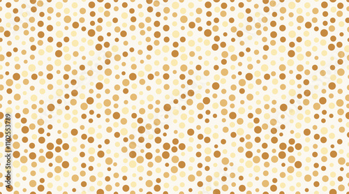 Round spotted pattern with geometric repetition. Ideal for fabric prints, poster backgrounds, and abstract wallpaper designs with trendy circles.