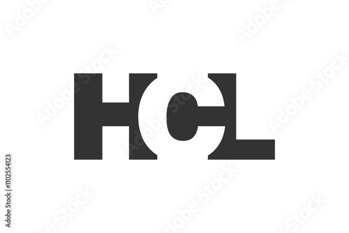 HCL bold and unique editable font logo for tech startups, consulting, corporate branding. Perfect for headlines, visual identity, cyberspace, leadership, unity, innovative ideas