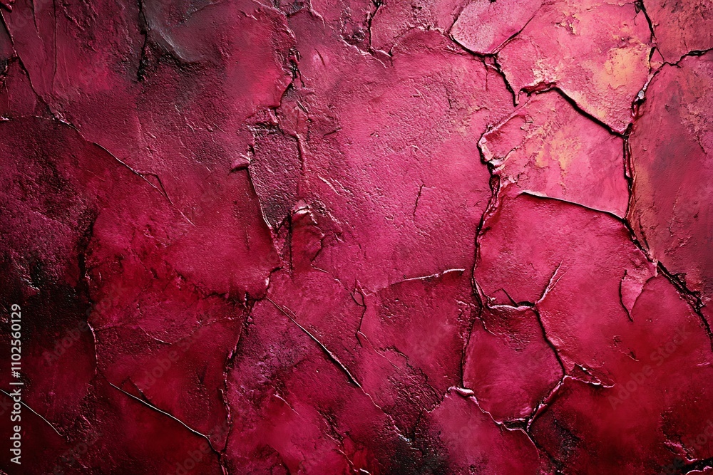 Red Cracked Texture Background Red Cracked Texture Background
