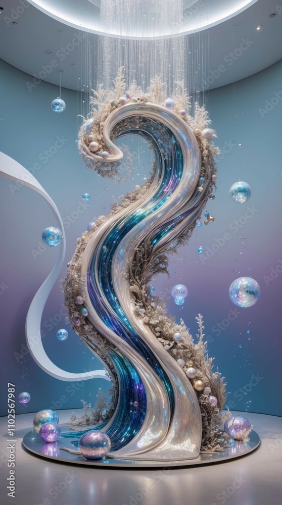 Obraz premium Recycled Christmas Tree ,300 DPI High Resolution